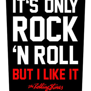 Rolling Stones It's Only Rock N' Roll Back Patch