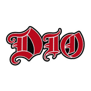 Dio Logo Cut Out Patch
