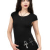 Killstar Ankh Belt Black