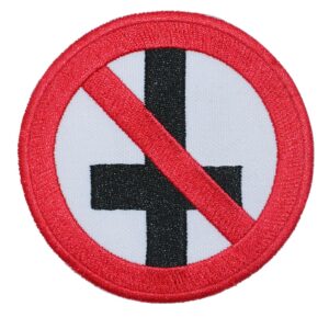 No Religion Embroidered patch